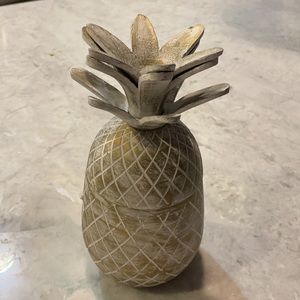 Pineapple decor and secret storage
